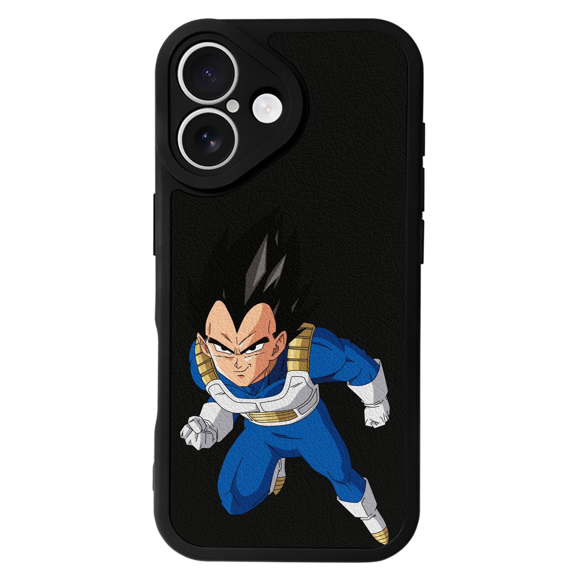 （画像用） ドラゴンボール ベジータ四世（Bejīta Yonsei）DRAGON BALL Vegeta IV 【iPhone 16シリーズ対応】シリコンスマホケース（レザー調） 材質：シリコン